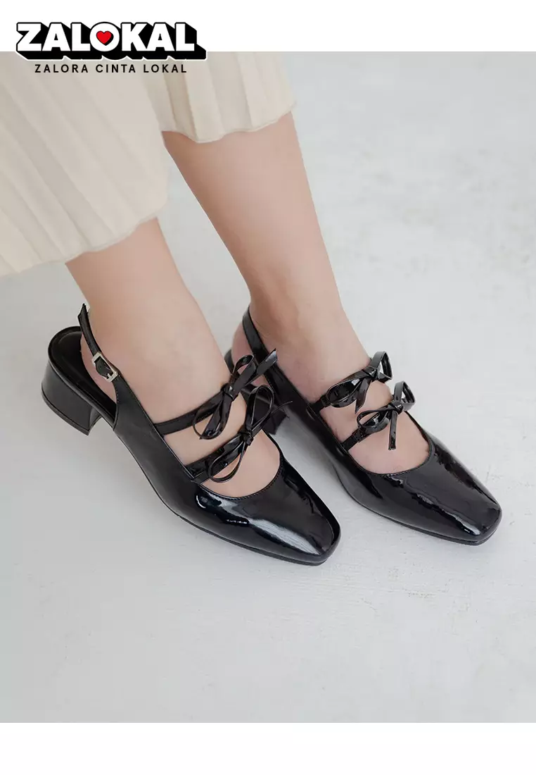 Vizzano Sepatu Sandal Chunky Heel Mary Jane Design Fajira (5 cm) Double Pita