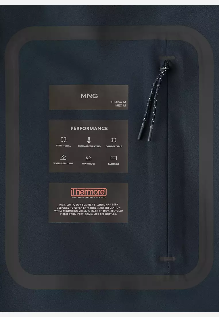 Packable Parka Jacket With Removable Hood & Thermore® Technology