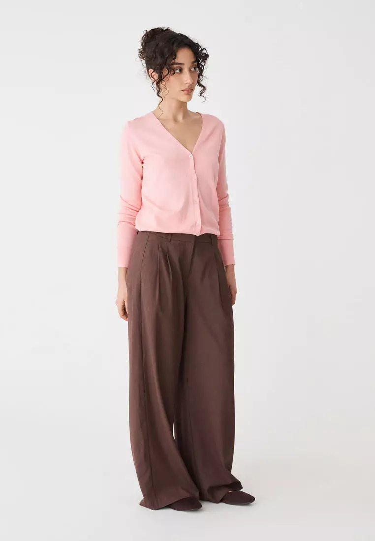 Nicolette V-Neck Knit Cardigan