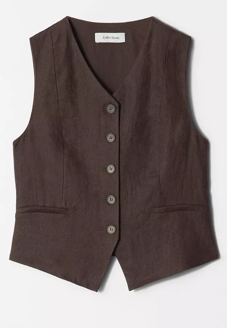 Tailored Linen Waistcoat
