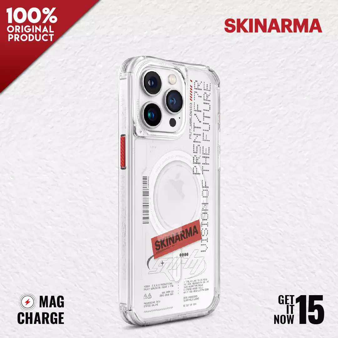 Jual Skinarma Case iPhone 15 Pro Skinarma Orion Magsafe Series - Clear ...