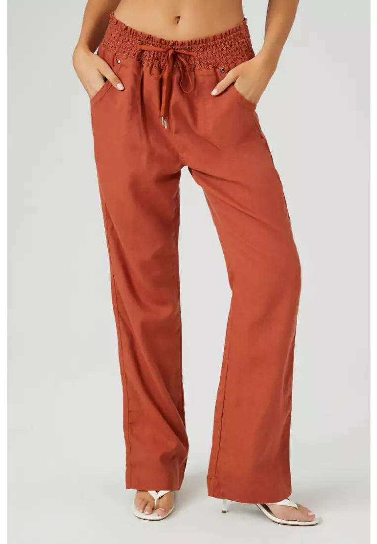 Buy FOREVER 21 Straight Leg Drawstring Pants 2024 Online ZALORA