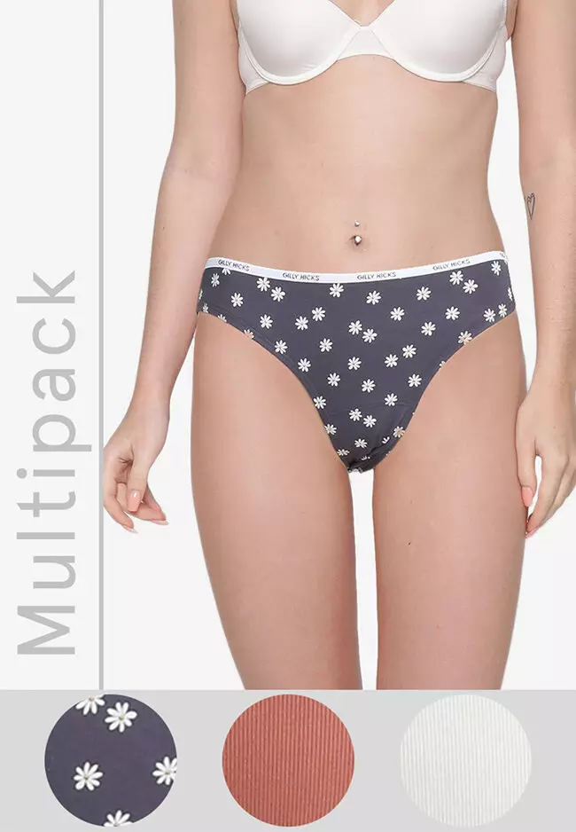 Buy HOLLISTER Gilly Hicks Mini Logo Cheeky Panties 3-Pack 2024 Online