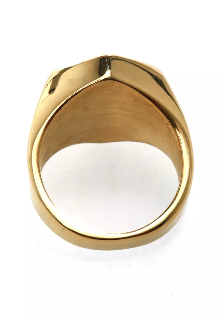 Daisy Aksesoris Fashion Pria Wanita CIncin Desain Acosta Material Titanium ORIGINAL - Gold