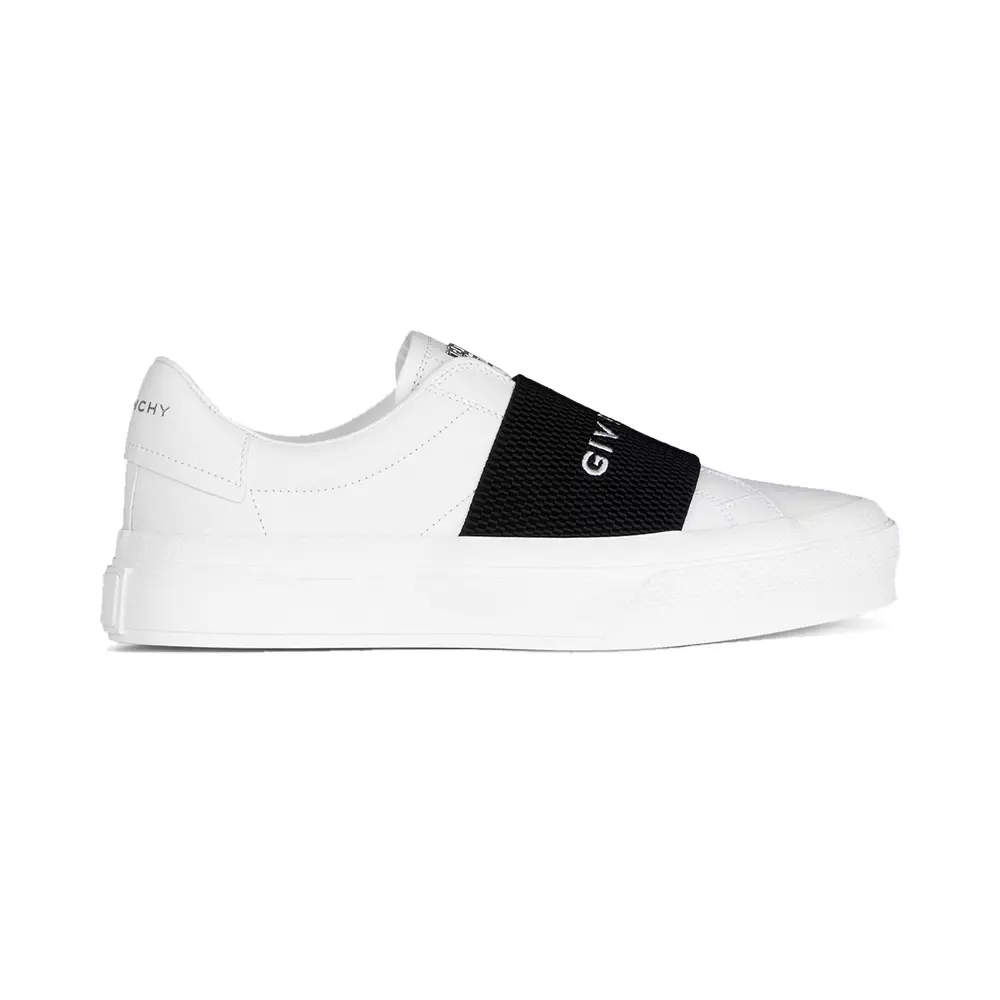 Jual Givenchy Givenchy Sneakers Leather White Webbing Black Wom ...