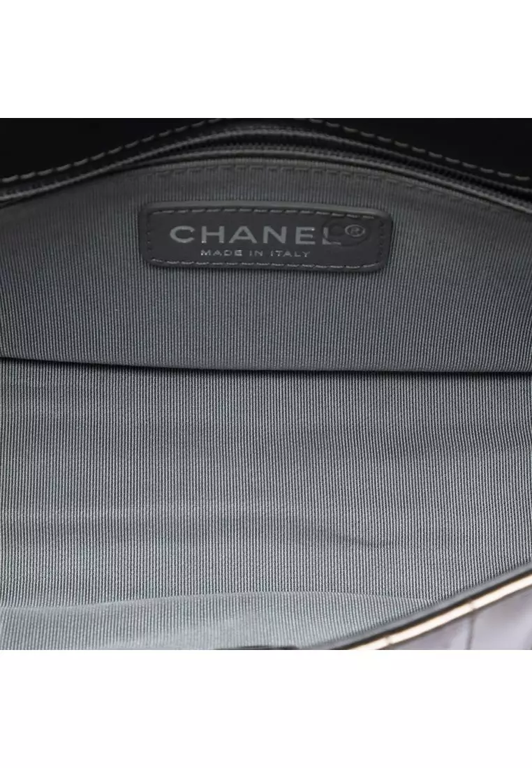 Pre-Loved Chanel Small Vertical Quilted Patent Maharaja Express Flap