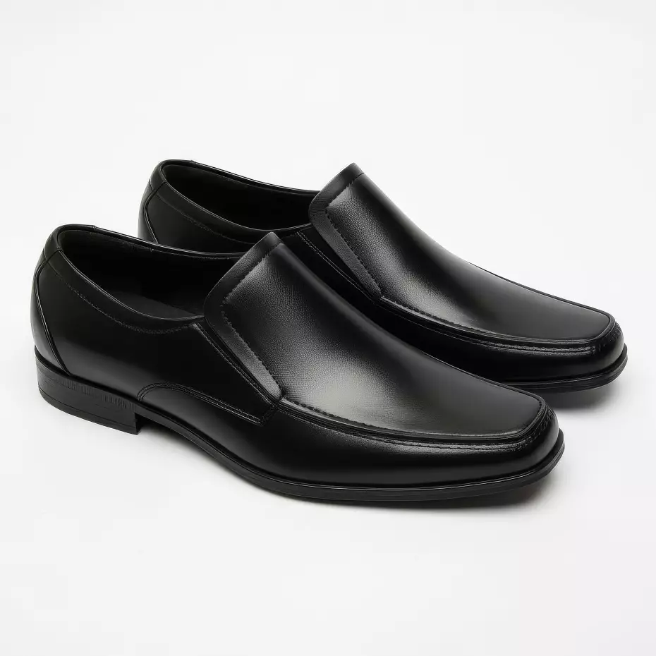 PAULMAY - Sepatu Formal Kerja Pria Venesia 25 - Slip on Black