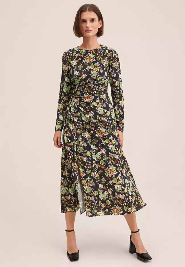 Buy Mango CutOut Ruched Dress 2024 Online ZALORA Philippines