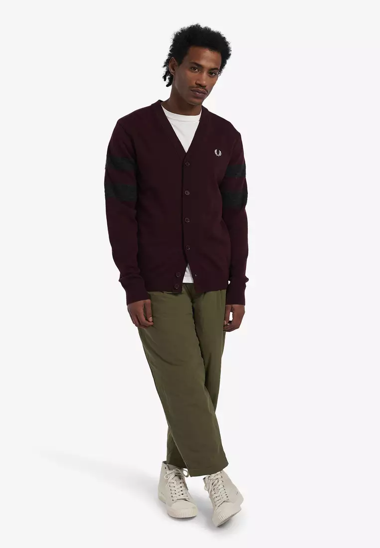 Fred perry cardigan mens sale