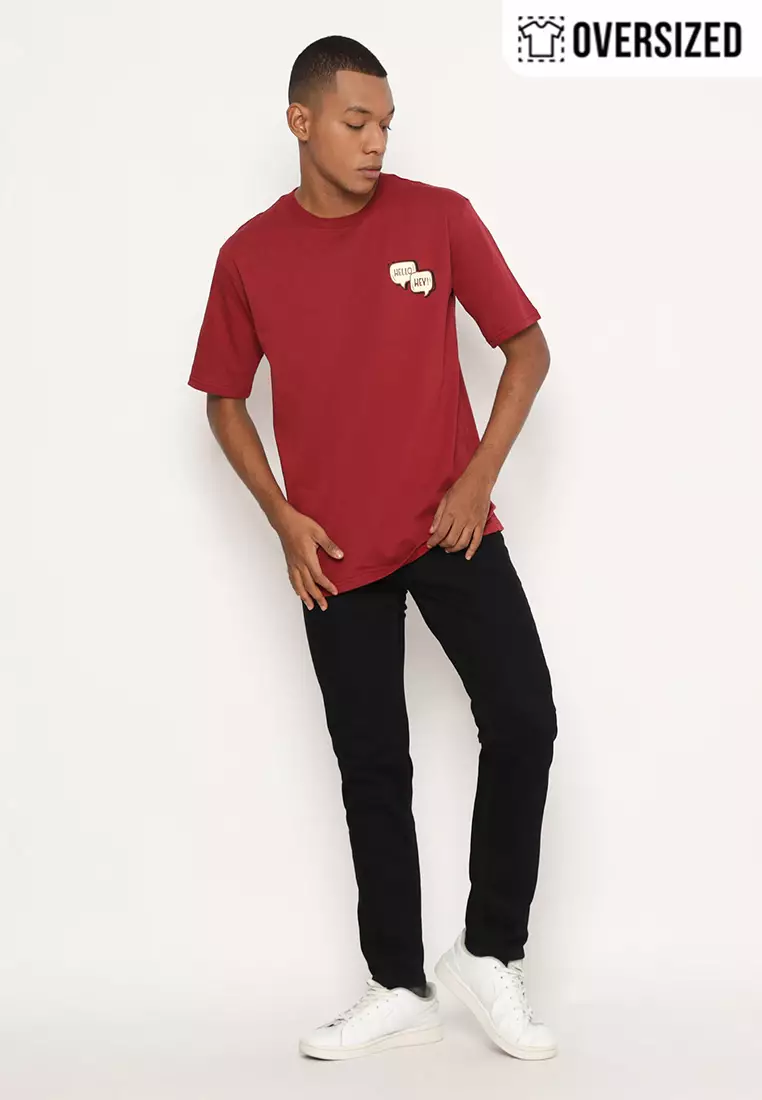 RBJ T-Shirt Cotton Combed Oversized Pria 2079250231