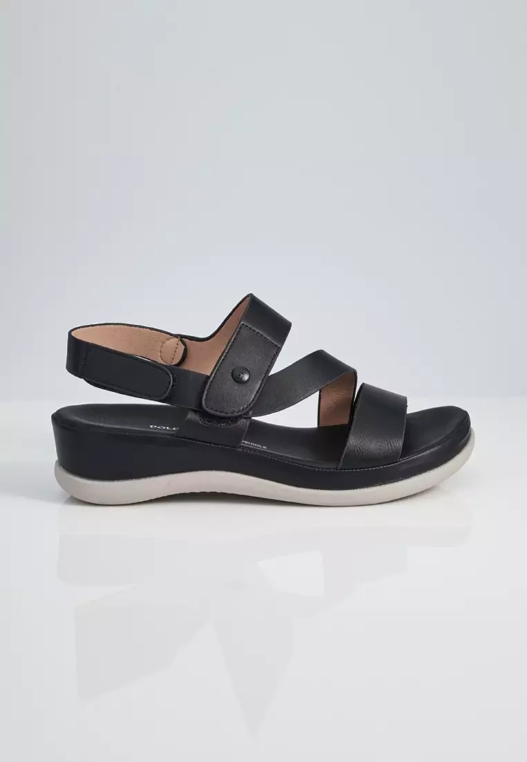 Discount on POLO HILL  shoes - SKU: POLO HILL Ladies Hook and Loop Flat Sandals