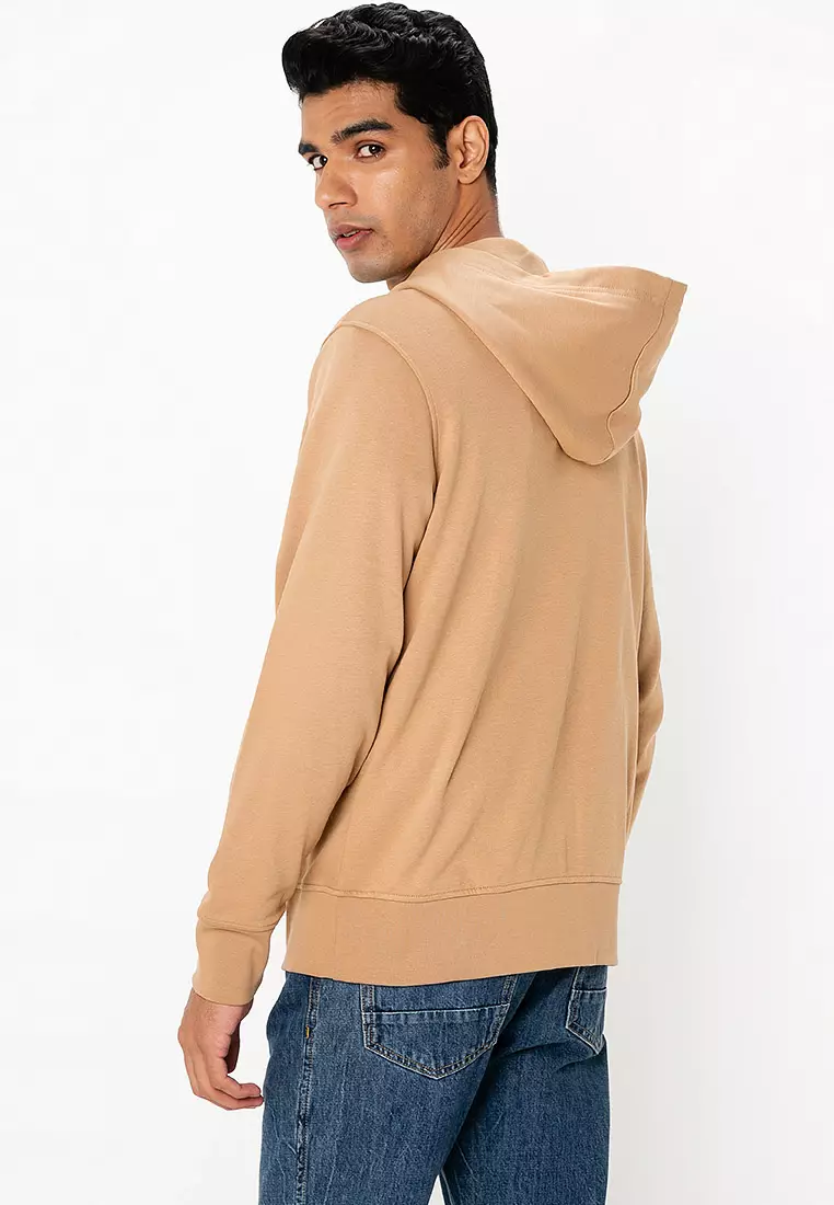 Printed Graphic Zip Hoodie