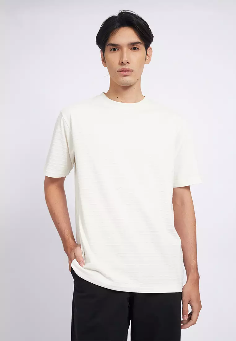 Short Sleeve Textured T-Shirt