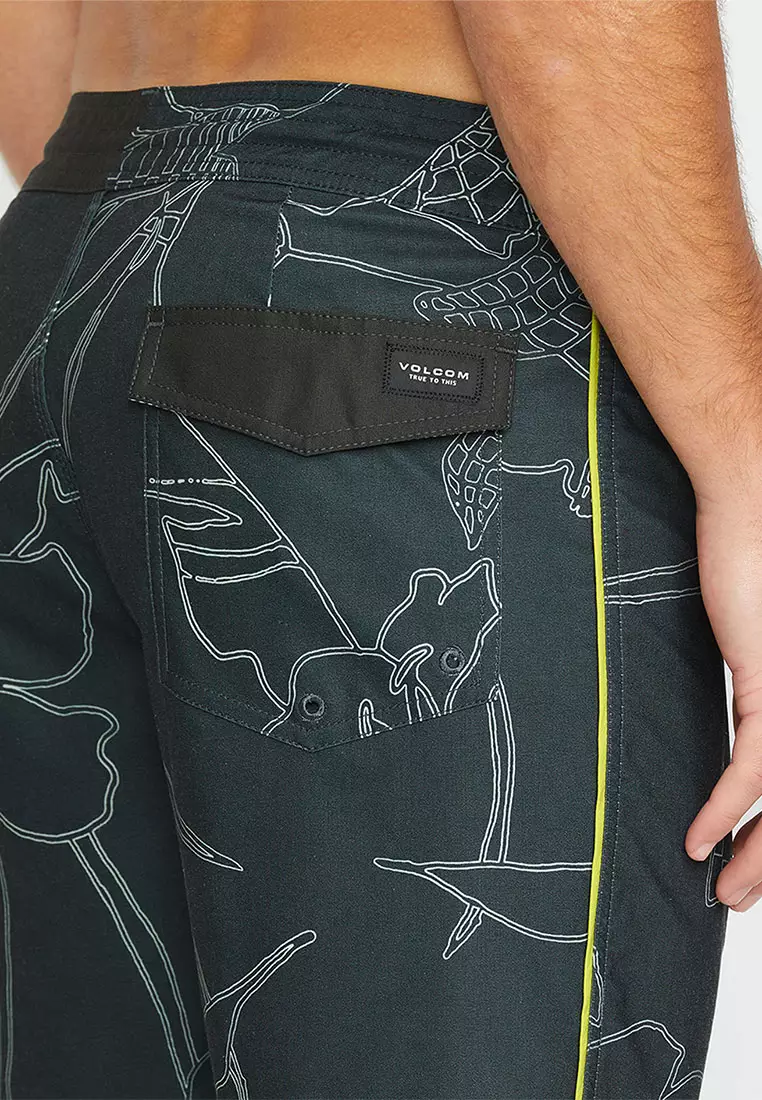 MBS MISTER FIB SCLP STONEY 19 BOARDSHORTS STEALTH