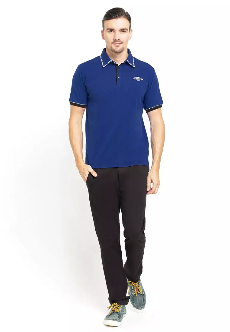 LGS - Kaos Polo - Biru - Slim Fit - JTS.325.M2262F.01.C