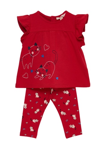 Buy Du Pareil Au Meme Dpam Top And Leggings Set 2021 Online Zalora Singapore