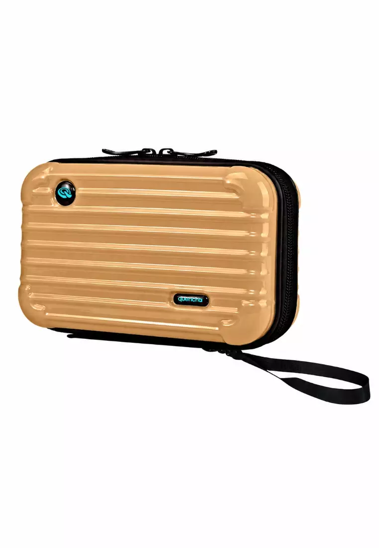 Double Layer Sling Bag 7-Inch Hard Shell Travel Organizer - Autumn Sunset