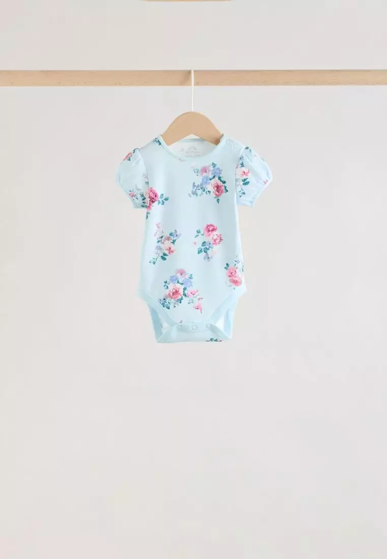 Baby Short Sleeve Bodysuits 5 Pack