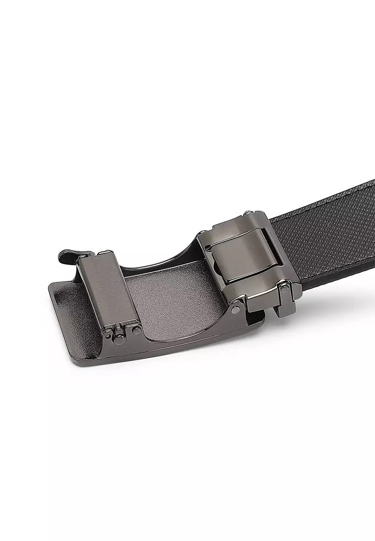 Men's 35mm Automatic Buckle Belt (自動腰帶) - 黑色