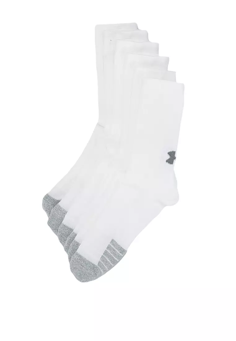 Under armour white sales socks