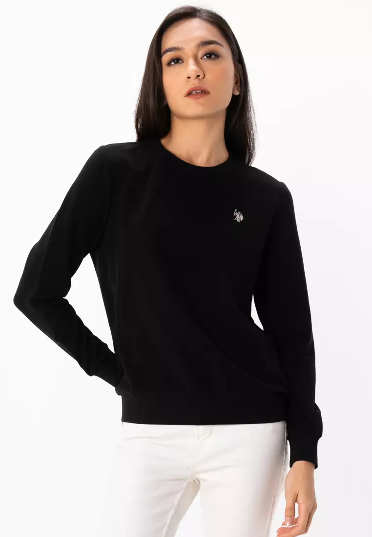 Long sleeve polo sweatshirts best sale