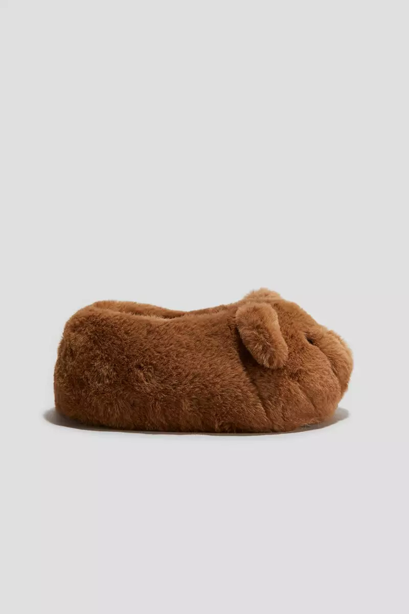 Teddy bear slippers