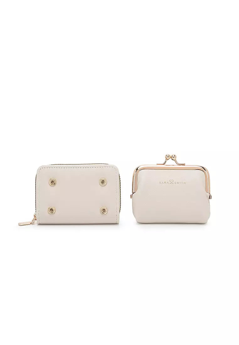Women's Short Wallet / Purse - White