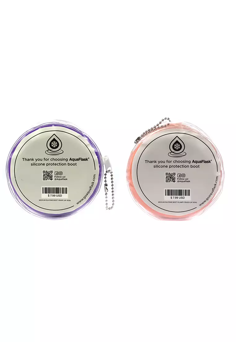 Boot it up! Silicone Protection Boot For 32oz and 40oz Grape & Plumpy Peach