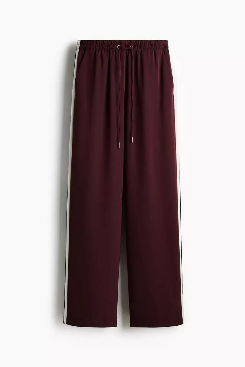 Side-striped track pants