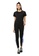Fitleasure black Fitleasure Women's Luxe Yoga Black Dry Fit Tshirt 10EBEAAE41F433GS_5