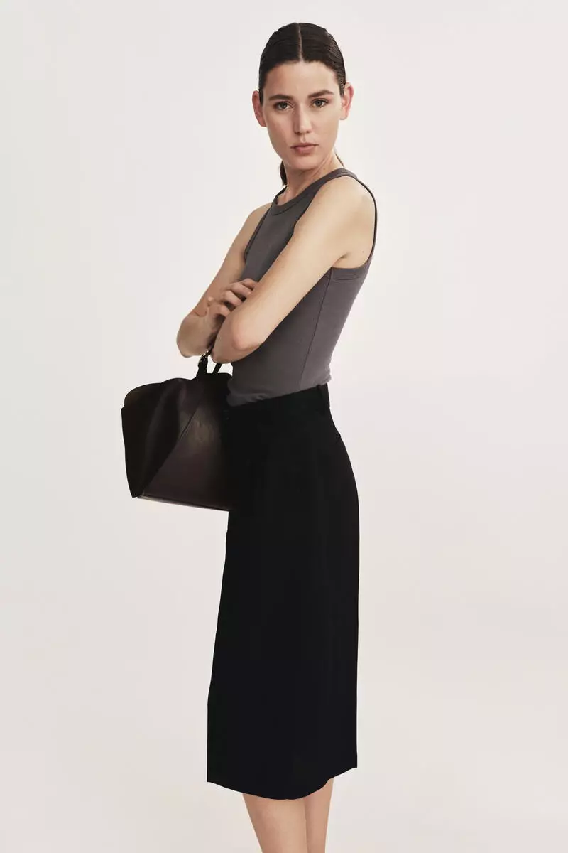 Wide linen-blend culottes