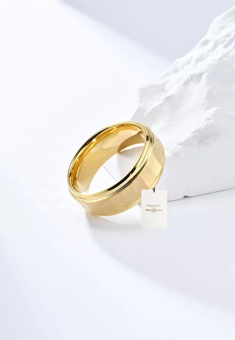 Textured Tungsten Carbide Ring JW QF-038