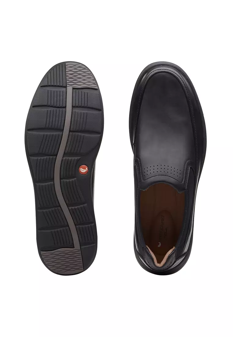 Buy CLARKS Mens Un Abode Go Slip On shoes Black Leather 2025
