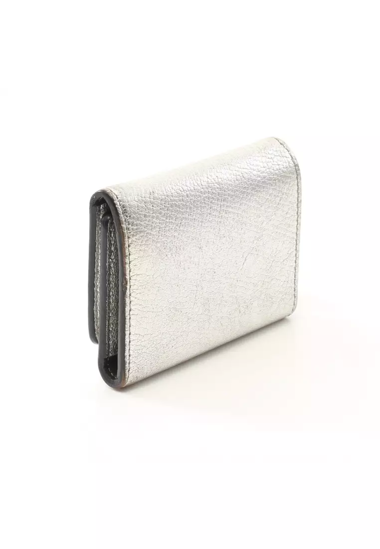 Burberry clearance wallet silver
