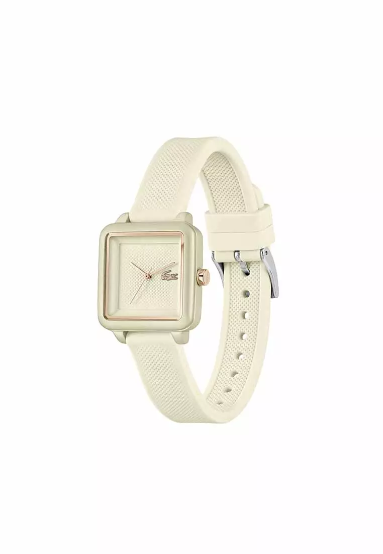 Buy Lacoste 12.12 Flow Women's Watch Champagne Silicone Strap - Gold ...