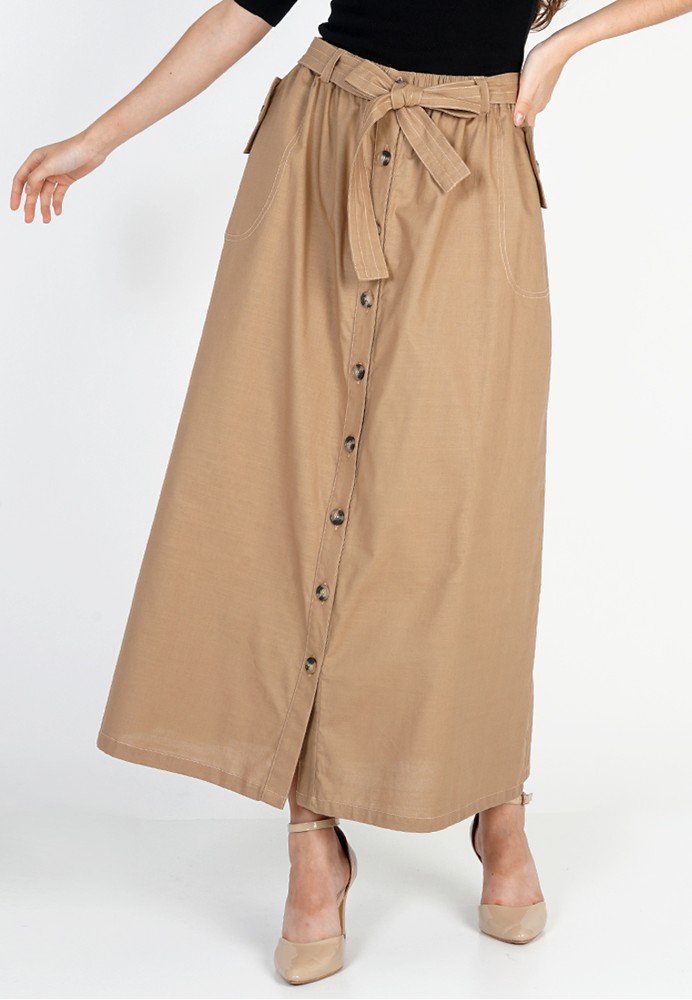 Jual Le Rosetz Rok  Katun Khaki Original ZALORA  Indonesia