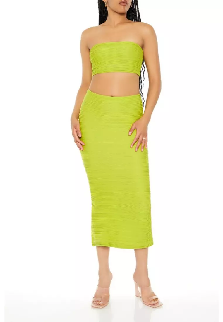 Matching crop top and skirt forever 21 shop
