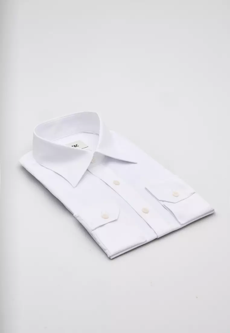 White Slim Fit Shirt