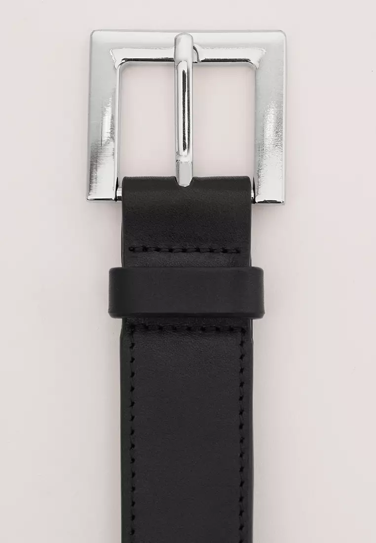 100% Leather Belt With Removable Coin Purse