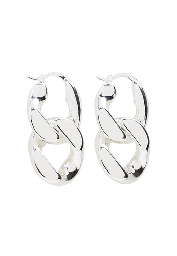 Mango silver Metal Chain Earrings E7C9EAC7561328GS_1