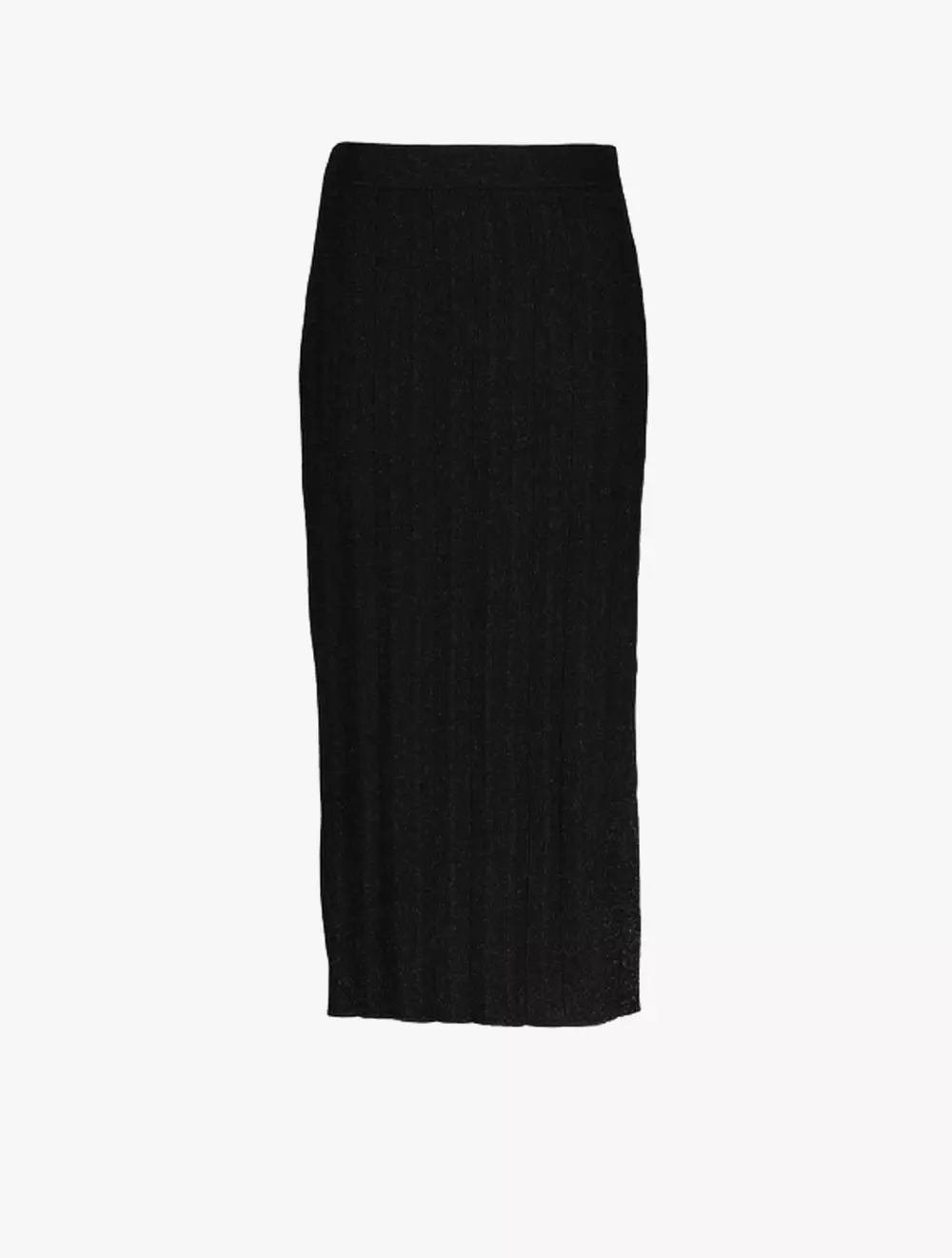 GANT - Pakaian Wanita - METALLIC RIBBED KNIT SKIRT - GTN4400215