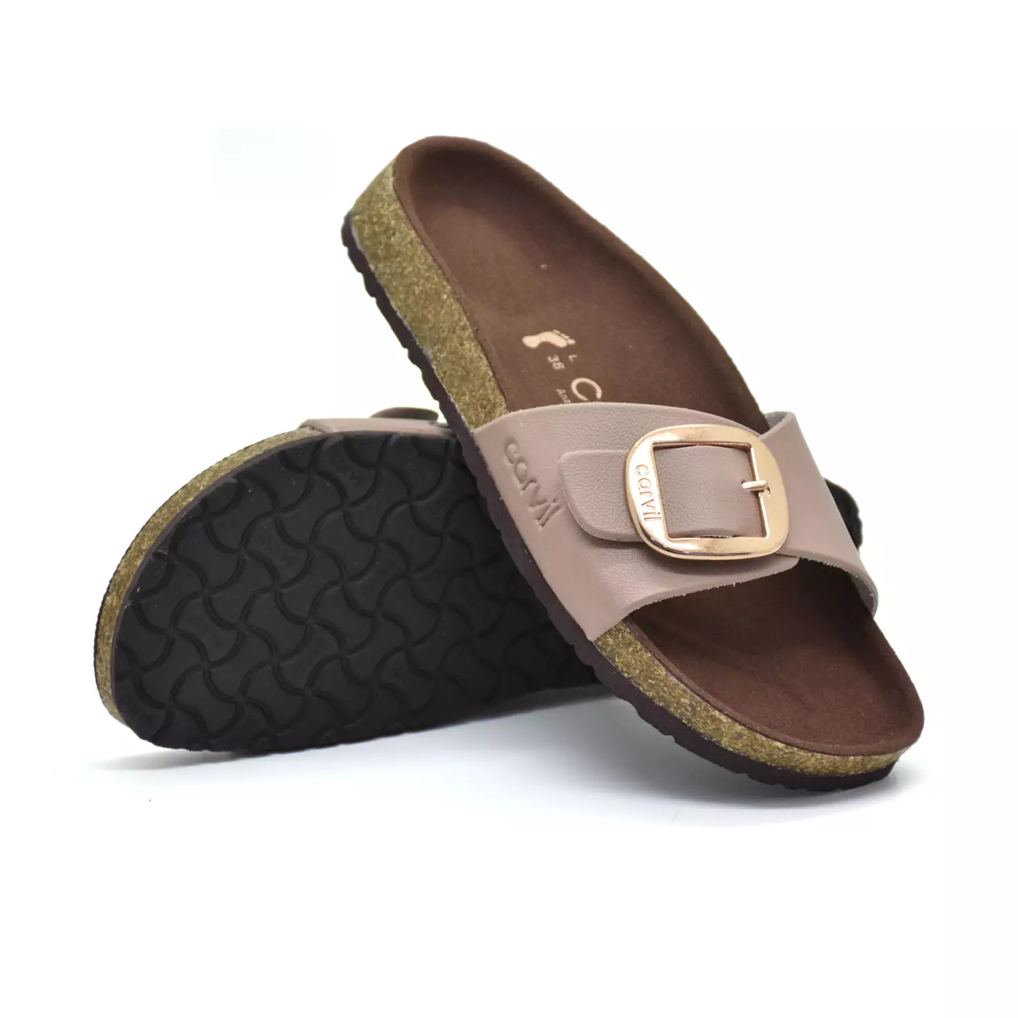 Carvil Sandal Wanita Julliet-03 L Mocca
