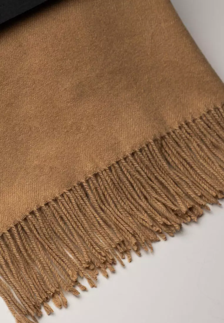 Aksesoris Wanita Virgin Wool Cashmere Shawl Syal Wanita Kasmir Skin Tone