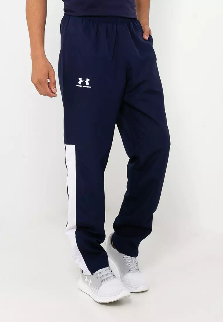 Buy Under Armour Vital Woven Pants in Midnight Navy/White/White