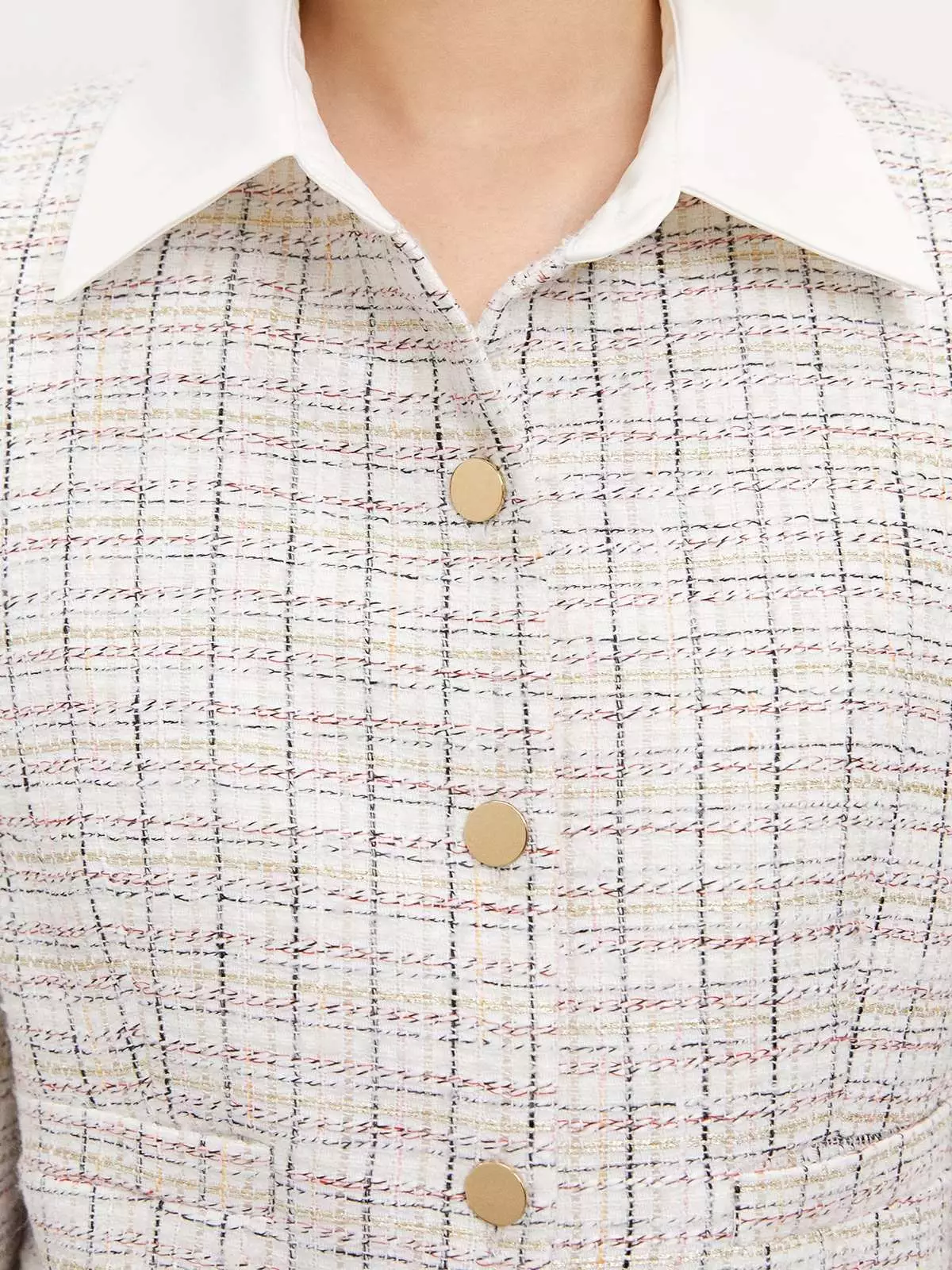 Tweed Jacket - White