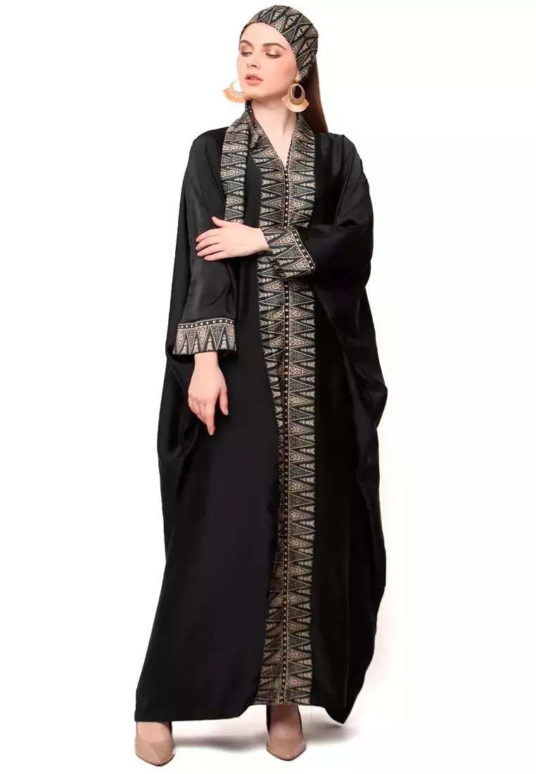 Kanzi Exclusive Long Sleeve Songket Kaftan
