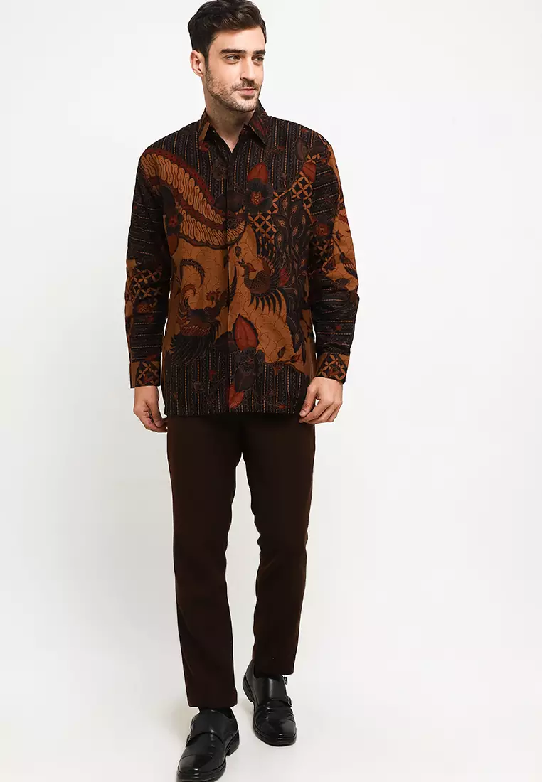 BATIK TALENTA EXCLUSIVE Lengan PANJANG RED A768