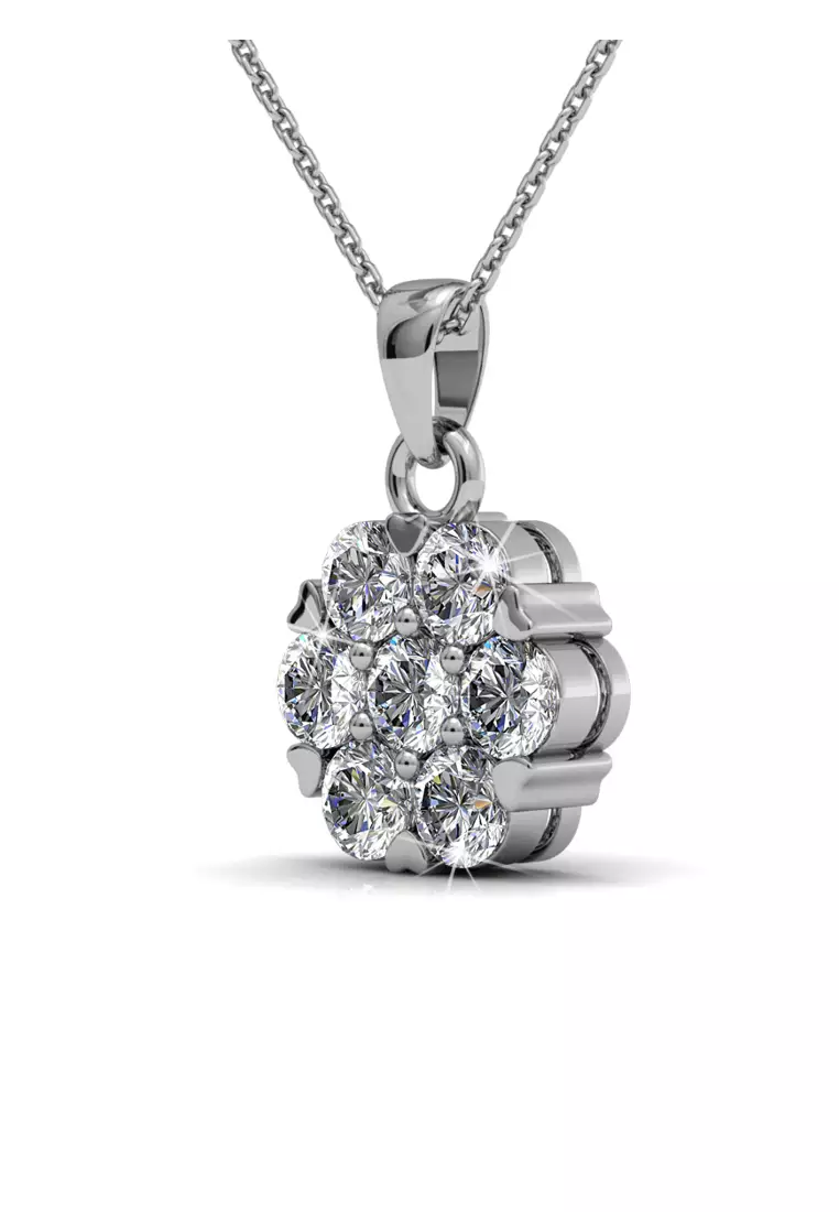 Brilliance Pendant WG - Kalung Crystal Swarovski by Her Jewellery