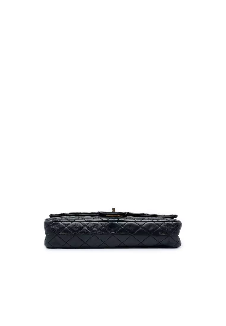 Pre-Loved Chanel Quilted Glazed Calfskin Reissue 2.55 East West Single Flap