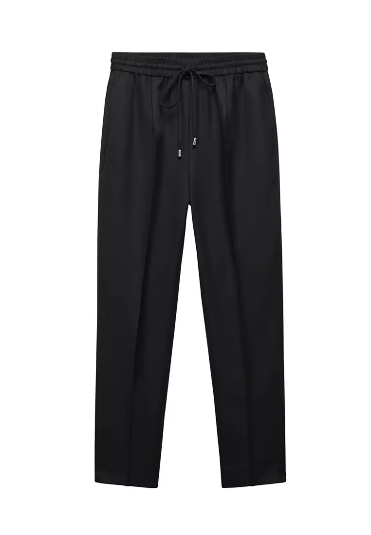 Buy Mango Flowy Jogger Trousers 2024 Online | ZALORA Philippines